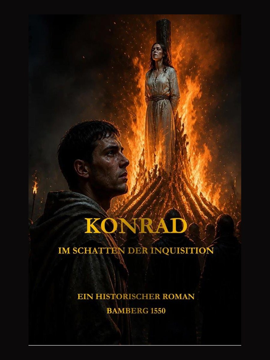 Buchcover: KONRAD – Im Schatten der Inquisition