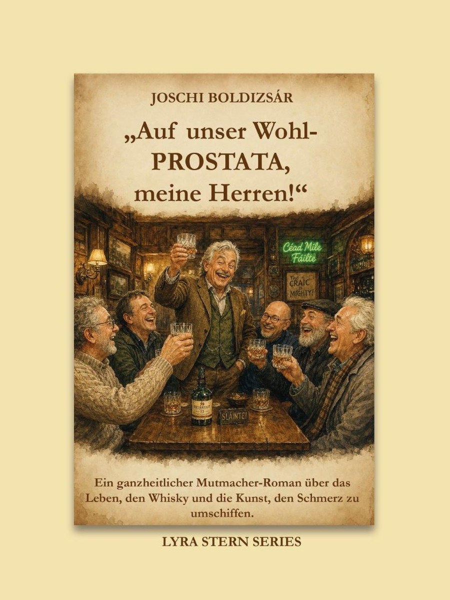Buchcover: Auf unser Wohl – Prostata, meine Herren!