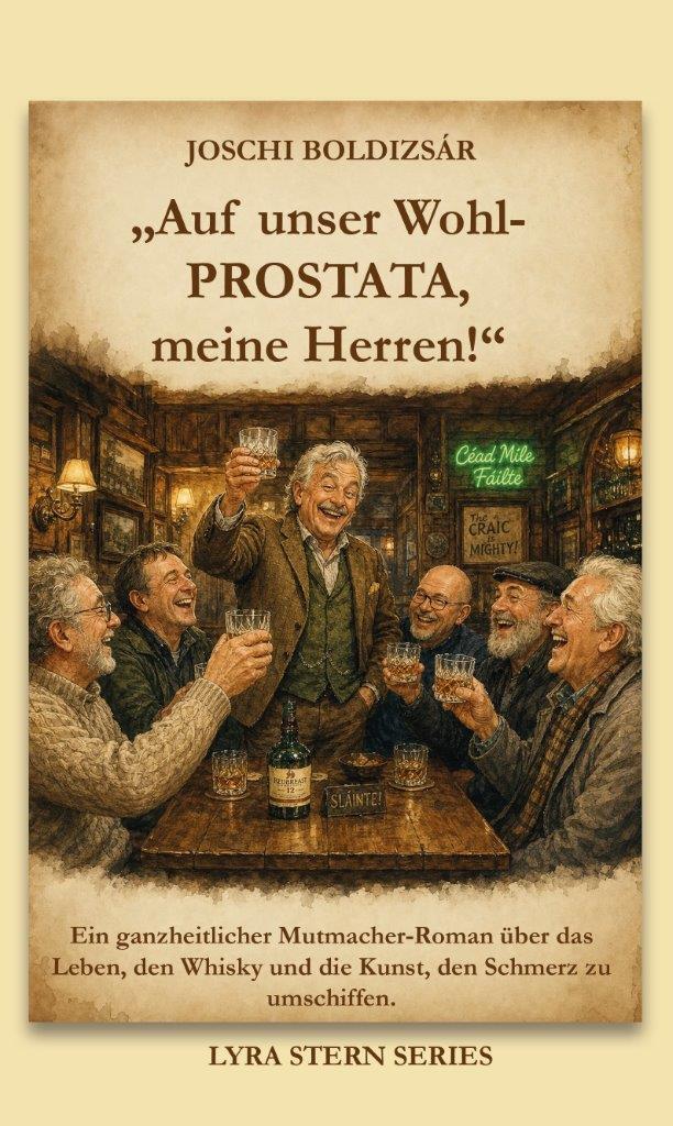 Buchcover: Auf unser Wohl – Prostata, meine Herren!